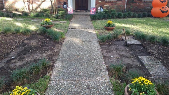 Before & Afters for Texas Curb N Borders in Houston, TX