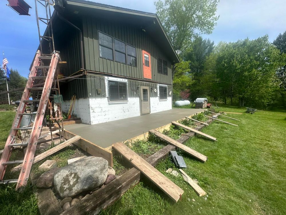 Concrete for B Sidenbender Landscaping in Kennan, WI