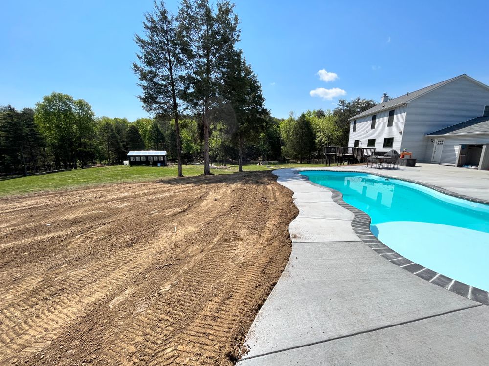 Grading for Schrock’s Land Management in Northern Virginia, Shenandoah Valley, VA