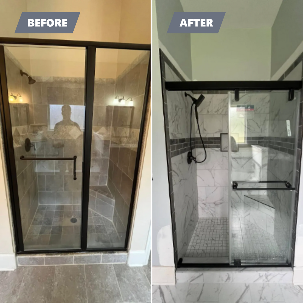 Before and After for A-L Tile in Saluda, SC