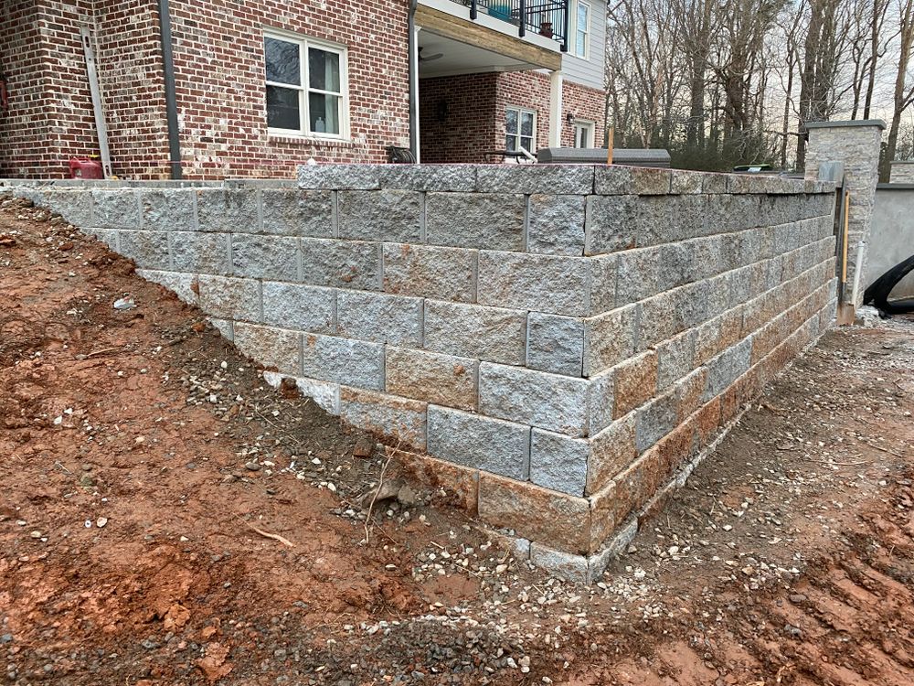 Retaining walls for JAD LANDSCAPE LLC in Conyers, GA