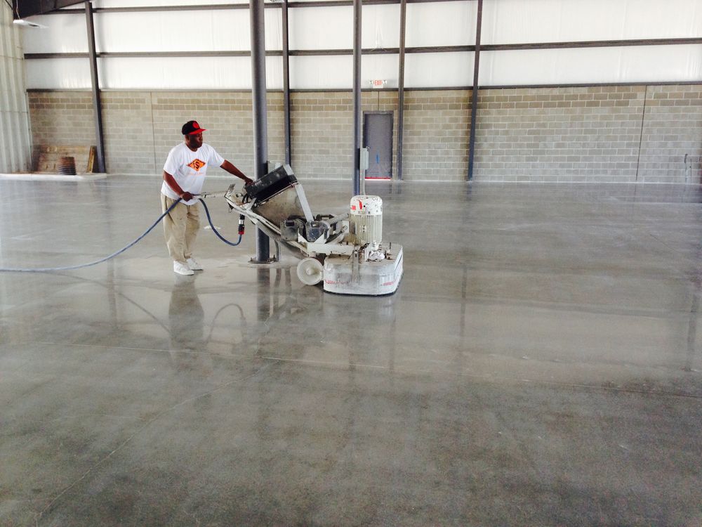 Polished Concrete  for Texas Curb N Borders in Houston, TX