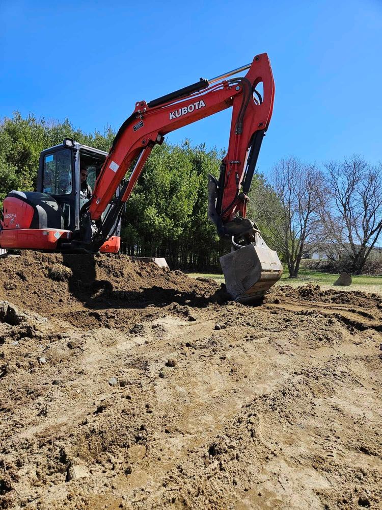 Excavating & Grading for Nick's Landscaping & Firewood in Sutton , VT