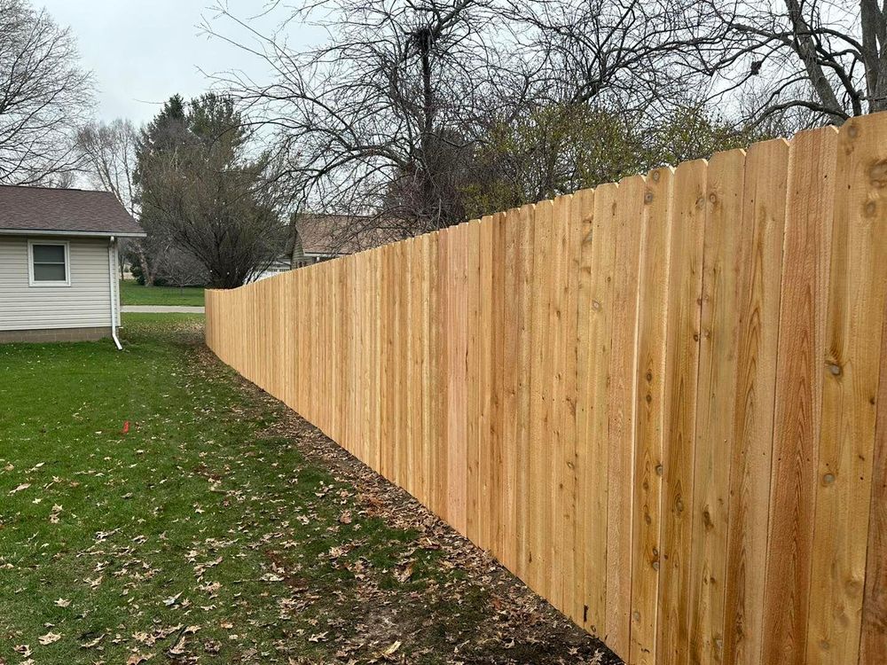 Fence Installation for Illinois Fence & outdoor co. in Kewanee, Illinois