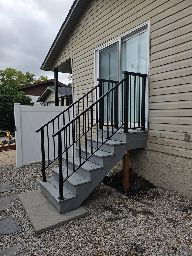 Our team specializes in designing and building customized decks and patios to enhance your outdoor living space. From concept to completion, we ensure quality craftsmanship and exceptional customer service. for Skywalker Contracting Inc.  in Red Deer, Alberta
