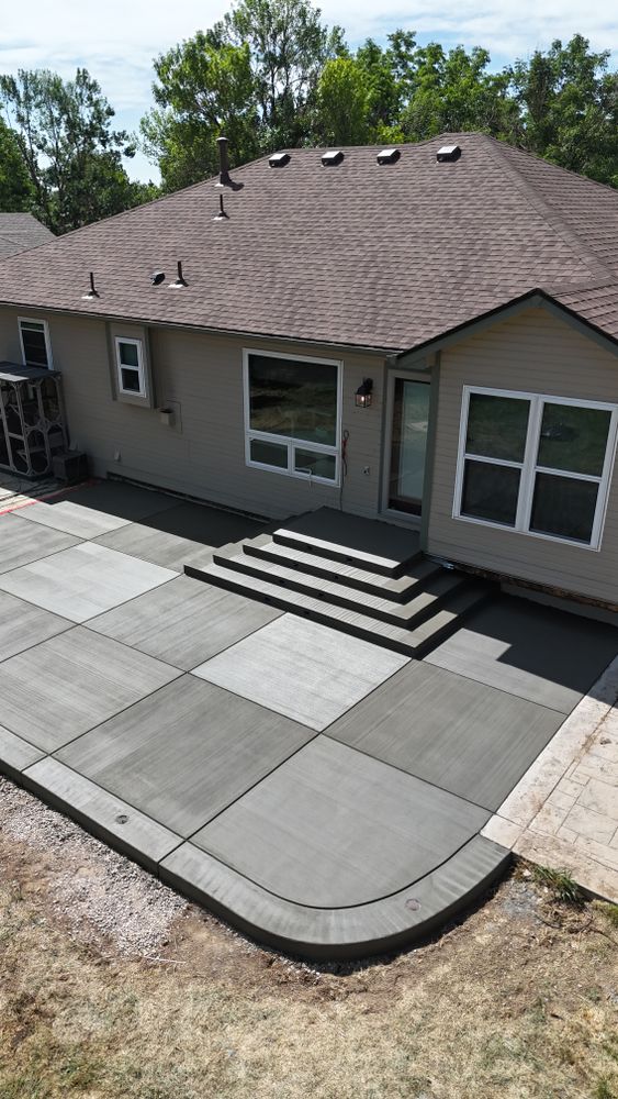 Decorative Concrete  for B&M Concrete LLC in Longmont, CO