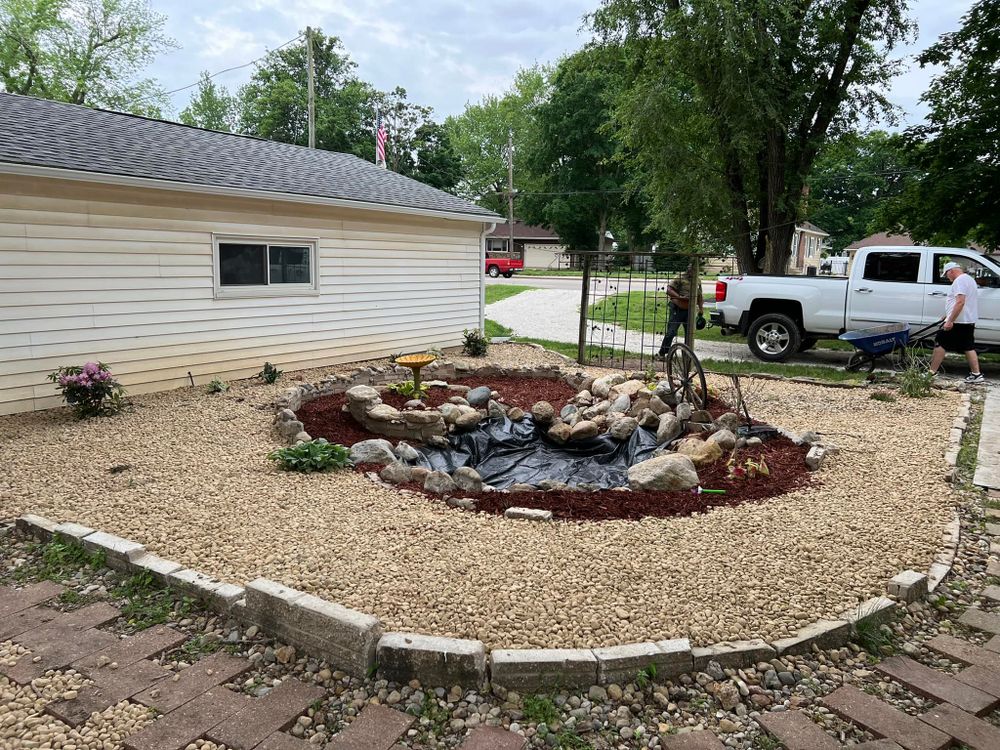 Landscaping for Greenlee & Family Landscaping Services in Peoria, IL