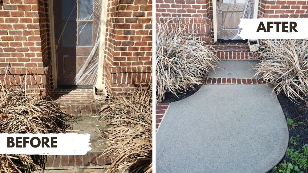 Before and After for Connected Exterior Cleaning in Dallas, TX