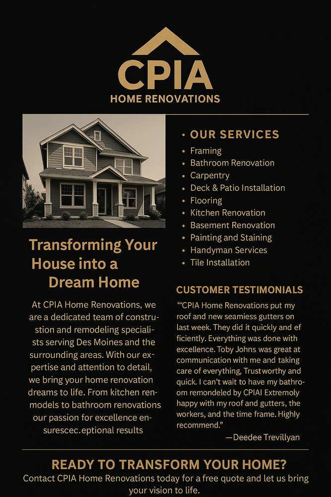 All Photos for CPIA Home Renovations in Des Moines, IA