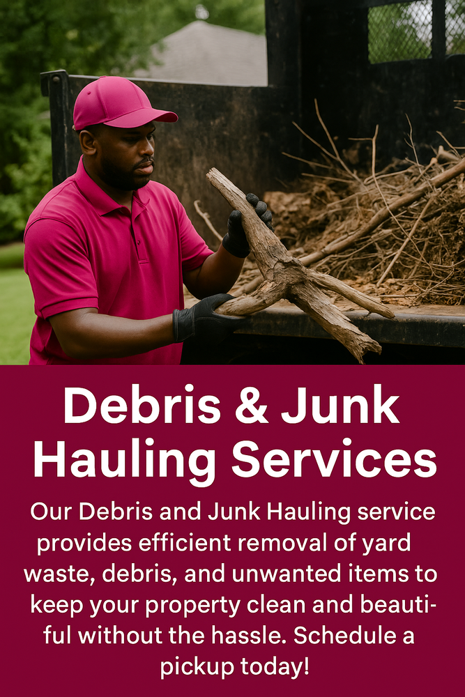 Our Debris and Junk Hauling service provides efficient removal of yard waste, debris, and unwanted items to keep your property clean and beautiful without the hassle. Schedule a pickup today! for New Beginning Landscape & Remodel LLC in Atlanta, GA