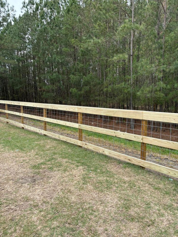 Our expert Fence Repair service ensures your fence is secure and aesthetically pleasing by using high-quality materials and skilled craftsmanship to fix damages promptly and enhance the longevity of your fencing solution. for TG Fencing LLC in Farmville, NC