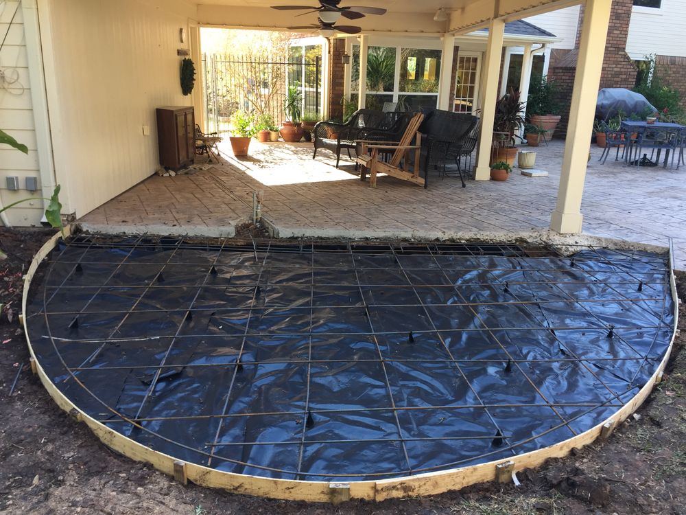 Patios for Texas Curb N Borders in Houston, TX