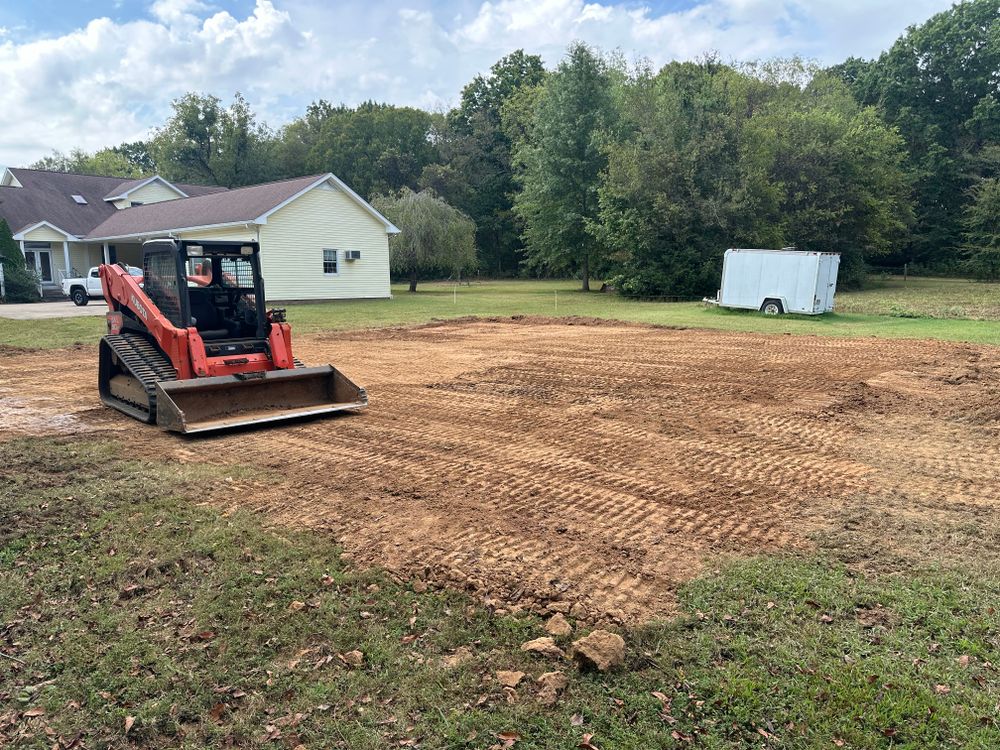 Our Excavation service efficiently prepares your property for construction by removing debris, grading land, and digging trenches, ensuring a solid foundation for your project to begin without delays. for Ground Worx in Lebanon, TN