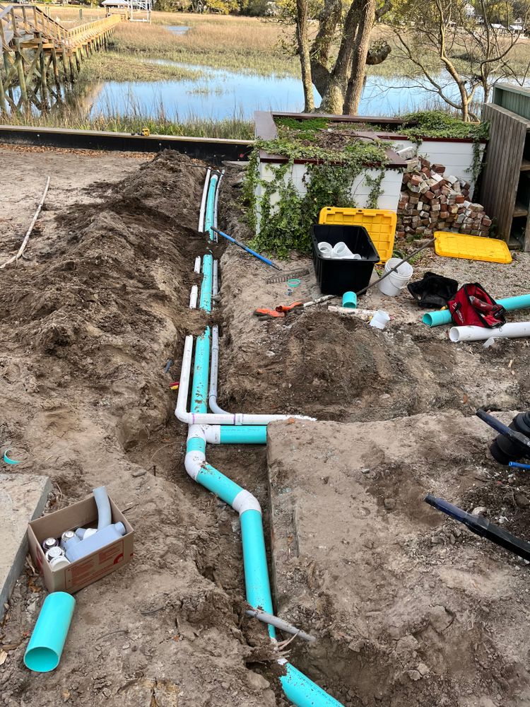 Stormwater Drainage for CW Earthworks, LLC in Charleston, South Carolina