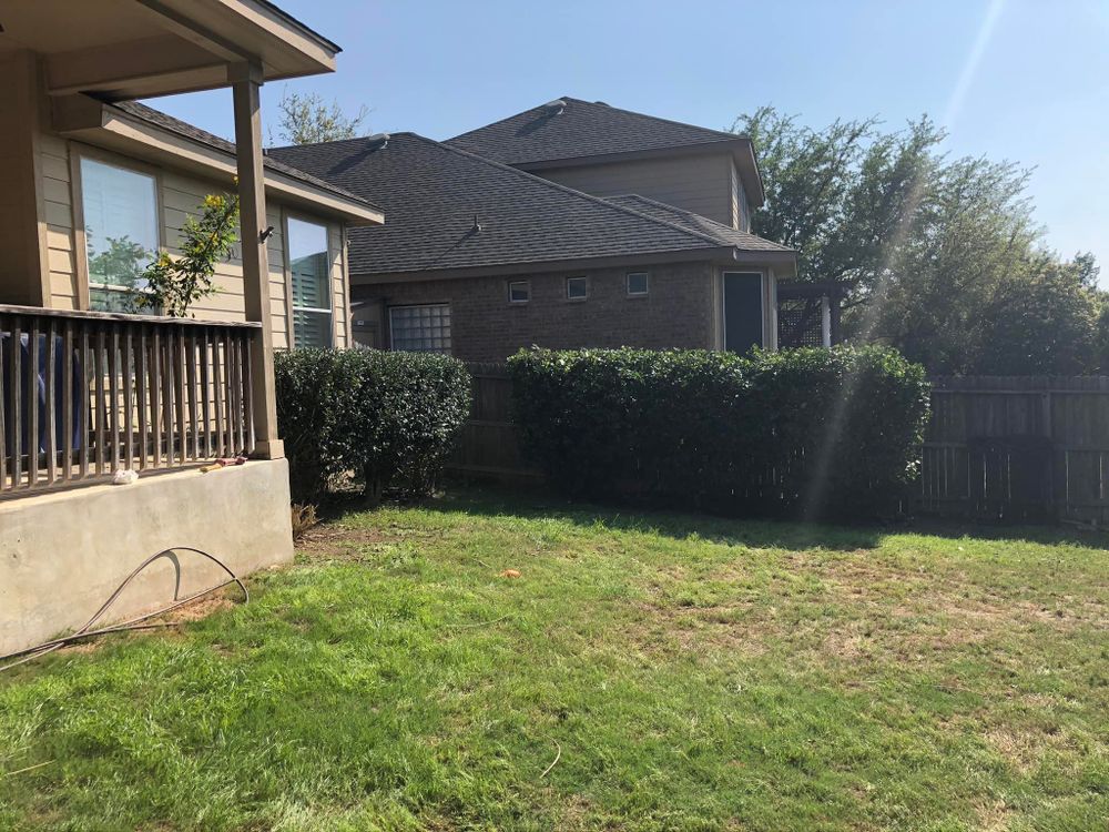 Our Shrub Trimming service is designed to enhance the appearance of your landscape by removing overgrown branches, shaping bushes, and improving overall aesthetics for a beautifully manicured yard. for Neighborhood Lawn Care and Tree Service  in San Antonio, TX