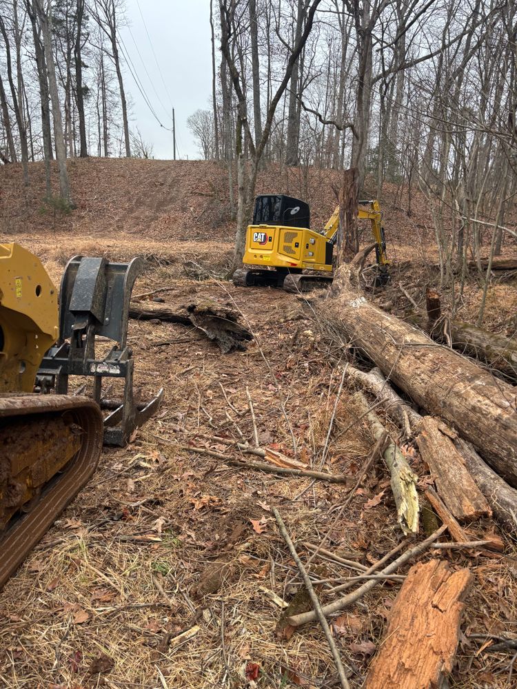 Grading for Schrock’s Land Management in Northern Virginia, Shenandoah Valley, VA
