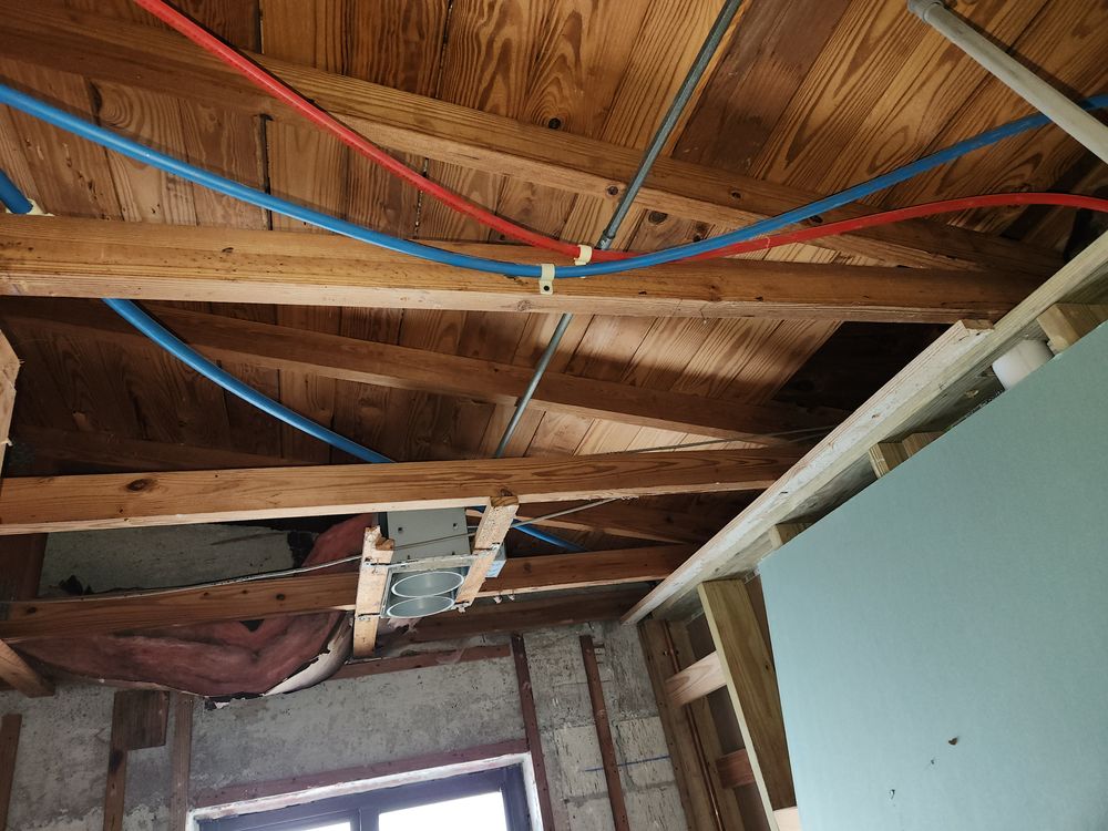 Domestic water line repipes for Jet plumbing and drain cleaning in Hollywood, FL