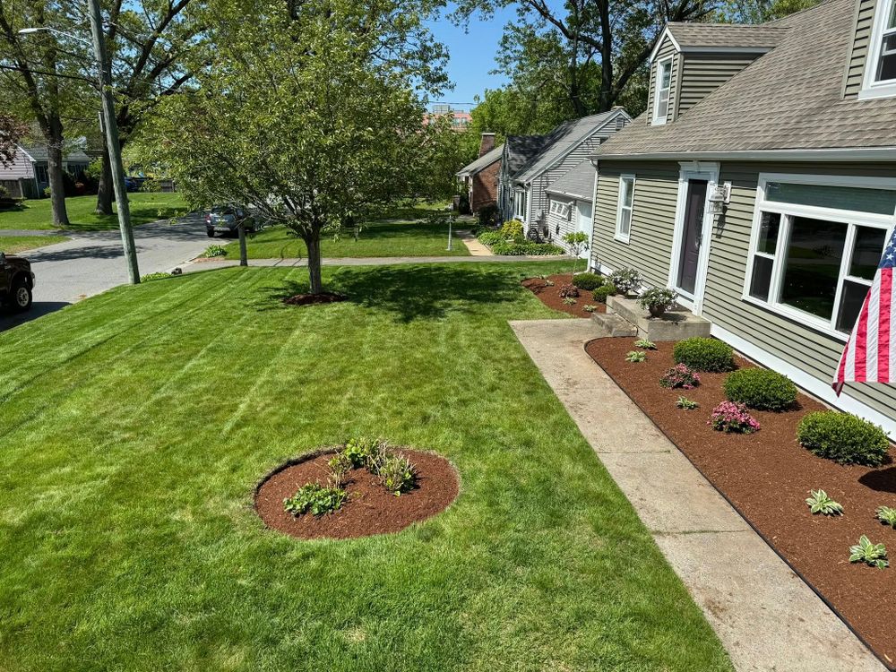 Mowing for Adams Landscaping in Springfield, MA