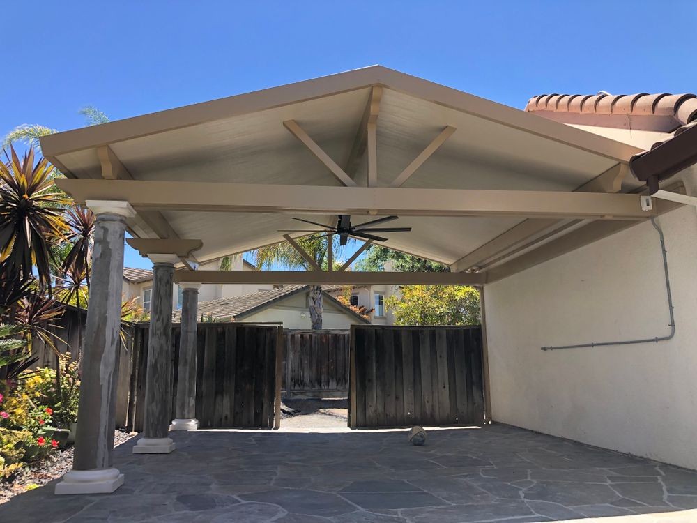 Gable Cover for Wakeland Patio Covers in Vacaville, CA