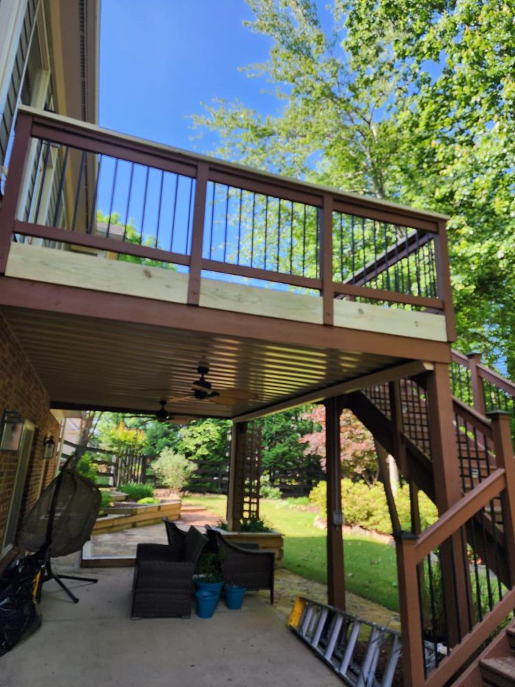 Our deck and fence staining service enhances durability and beauty, protecting wood against weather damage while revitalizing its appearance to complement your outdoor space's aesthetics. Trust us for professional, lasting results. for Y N D Painting in Flowery Branch, GA
