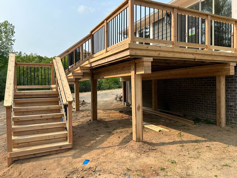 Enhance your outdoor living space with our expert deck and patio installation services, offering customized designs, durable materials, and meticulous craftsmanship to create a stunning extension of your home’s comfort. for K&S Carpentry in Oakland County, MI