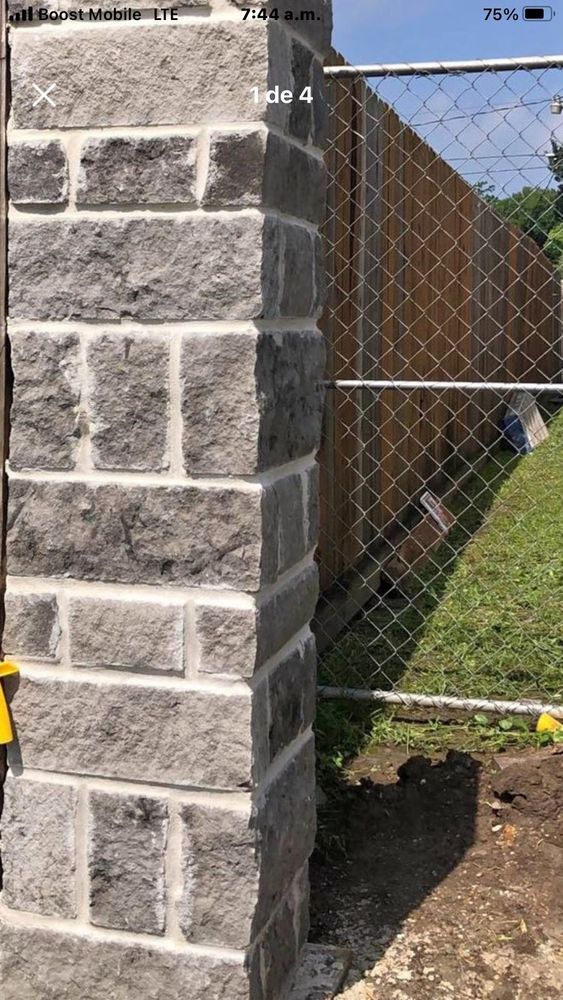 Masonry work for LEGA Home Improvements in Magnolia, TX