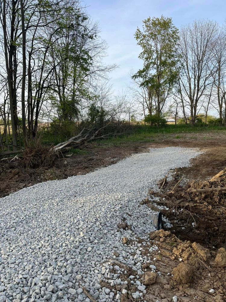 Excavating for KW Earthworks in Connersville, IN