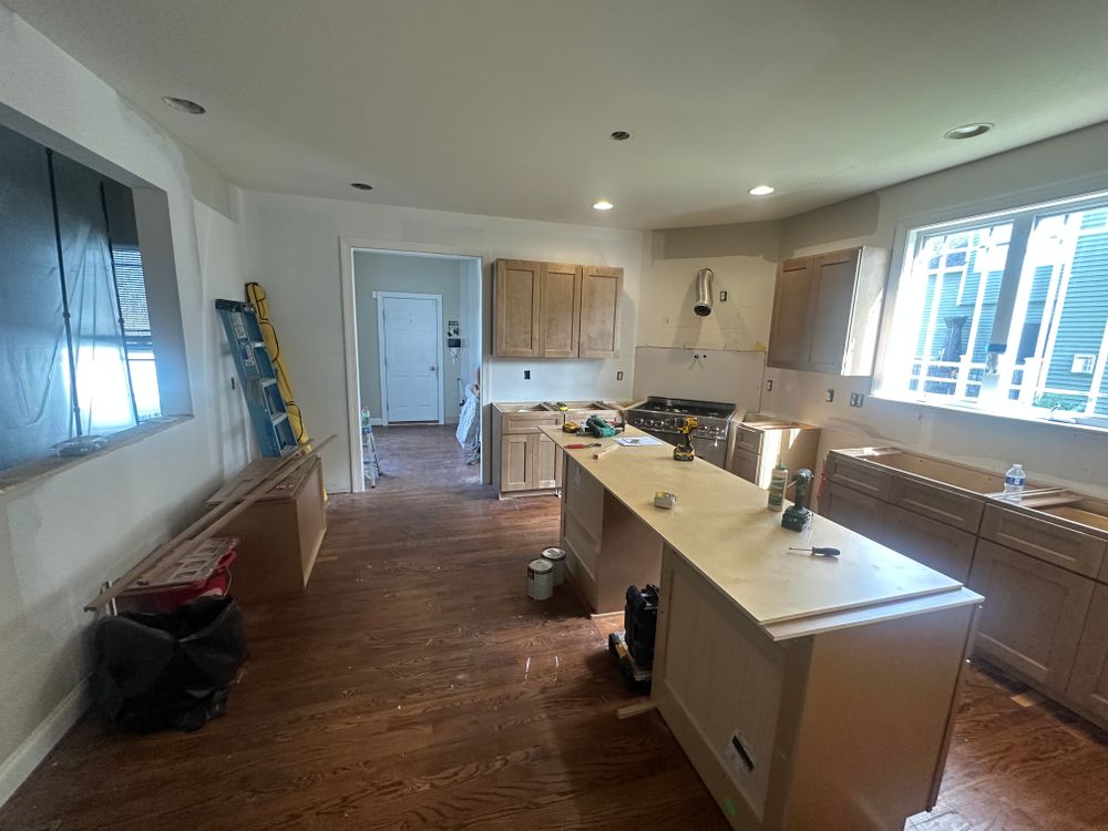 Parkside - deck & kitchen for Thomas J. Gorman Construction in Middletown, DE
