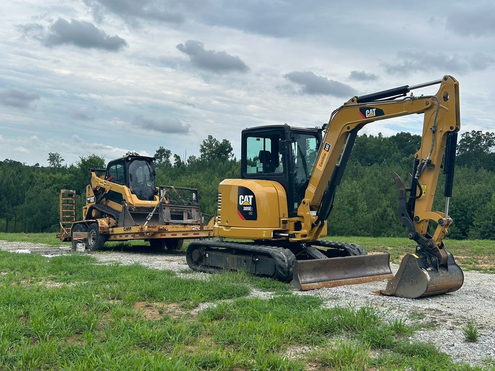 Excavating for CST Dirt Solutions in Rowan, NC
