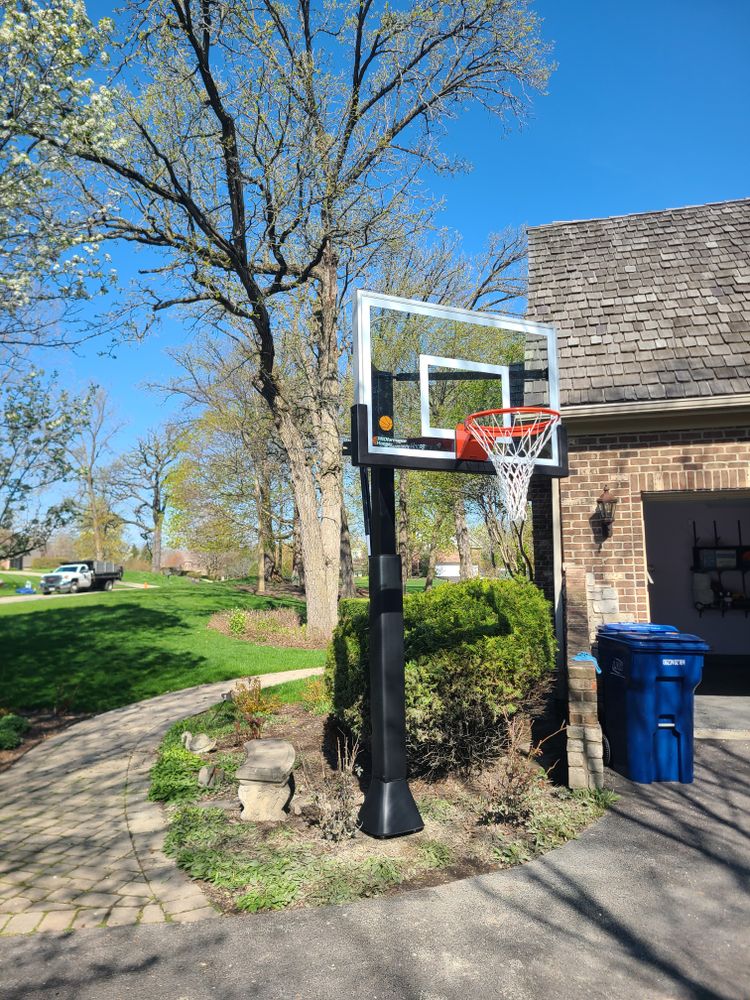 Basketball Hoop Installation for Fence Medic in Northbrook, IL