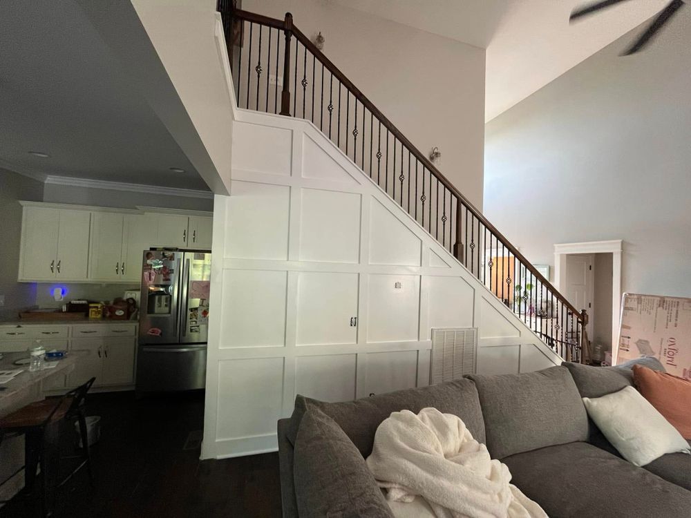 Transform any room with our Accent Walls service. We carefully prepare surfaces, apply crisp lines, and deliver bold or subtle color features that add style, depth, personality, and lasting visual impact. for Carter Paint Co in Murfreesboro, TN