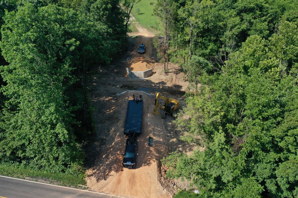 Residential Bridges for JW Johnson Construction in Linden, TN