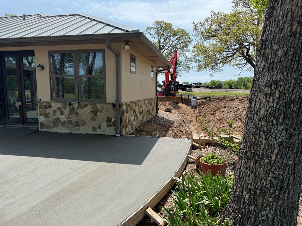 Concrete for BR Construction LLC in Corsicana, TX