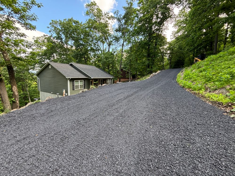 Grading for Schrock’s Land Management in Northern Virginia, Shenandoah Valley, VA