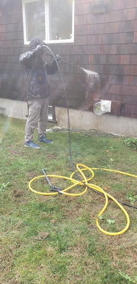 Pressure Washing for LeBlanc’s Property Solutions in Lee, NH