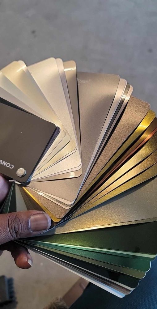 Our swatches from Techwrap for DB WRAPS in Josephine, TX