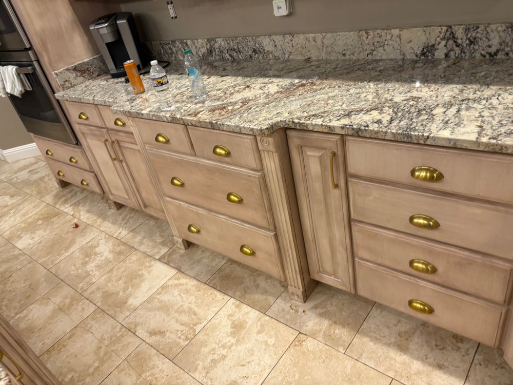 Cabinet refinishing for NXT Generation Painting in Cookeville, TN