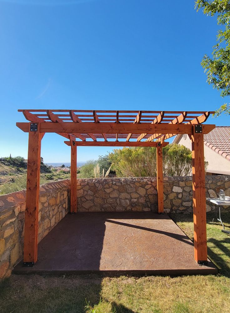 Pergola Construction for Great Outdoors Patio Projects in El Paso, TX