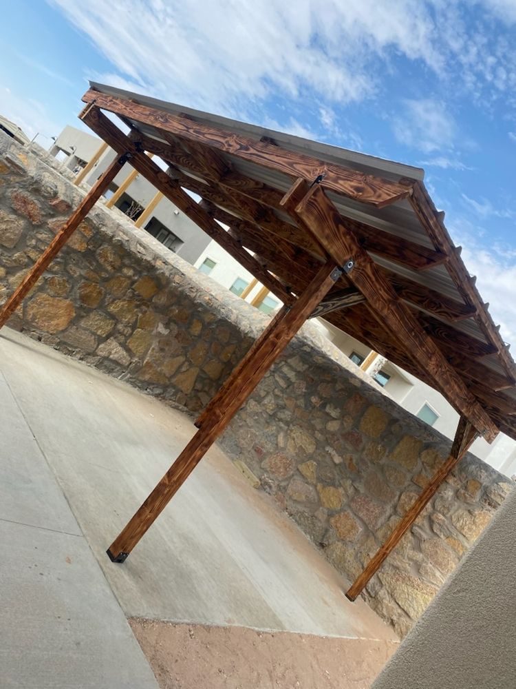 Enhance your outdoor living with our Porches and Pergolas service, offering custom concrete foundations for beautifully designed spaces that blend durability with elegant design, creating the perfect retreat right at home. for Gordo’z Concrete & Maintenance in El Paso, TX