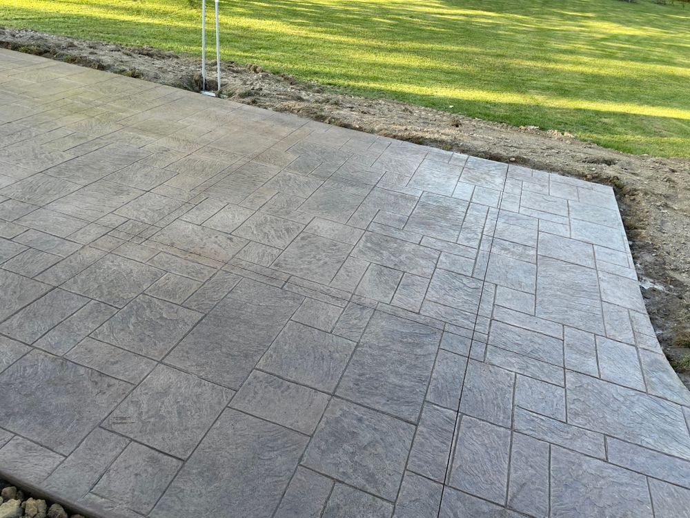 Stamped Concrete for Doncrete LLC in Medina, OH