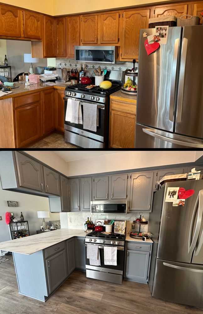 Before & After Photos for Evans Painting & Carpentry LLC in Lake Orion, MI