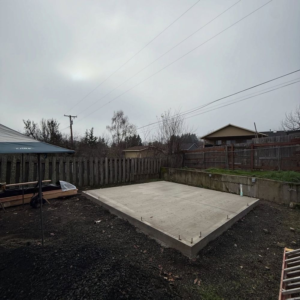 Our Concrete Services deliver durable driveways, patios, walkways, slabs, and foundations with expert craftsmanship. We ensure lasting strength, clean finishes, and reliable installation that enhances your home’s value. for Gomez Construction LLC in Sutherlin, OR