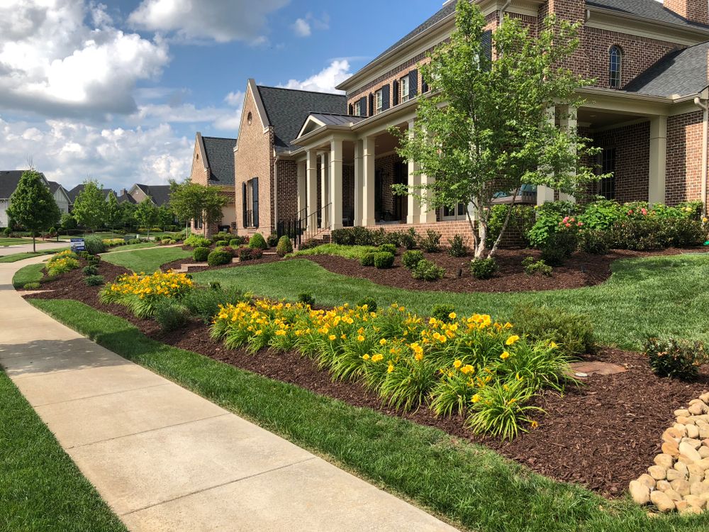 Russell’s Lawn Care Plus designs and installs custom landscapes that enhance curb appeal and outdoor living. From concept to completion, we create beautiful, functional spaces tailored to your property and vision. for Russell's Lawn Care Plus in Nashville, TN