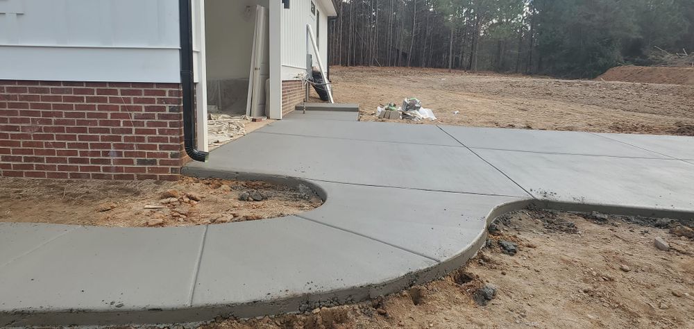 New Concrete for Herrera's Concrete & Pressure Washing Services in Fayetteville, NC