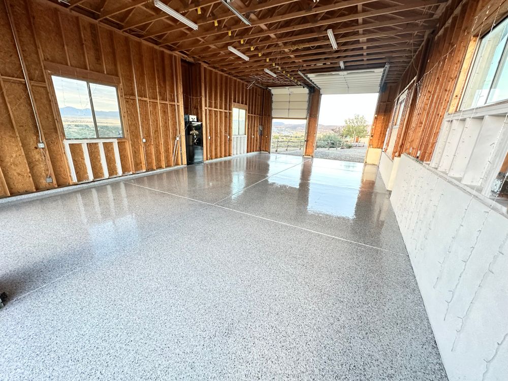 Polyaspartic & Epoxy Garages for PRYME EPOXY LLC in Mayer, AZ