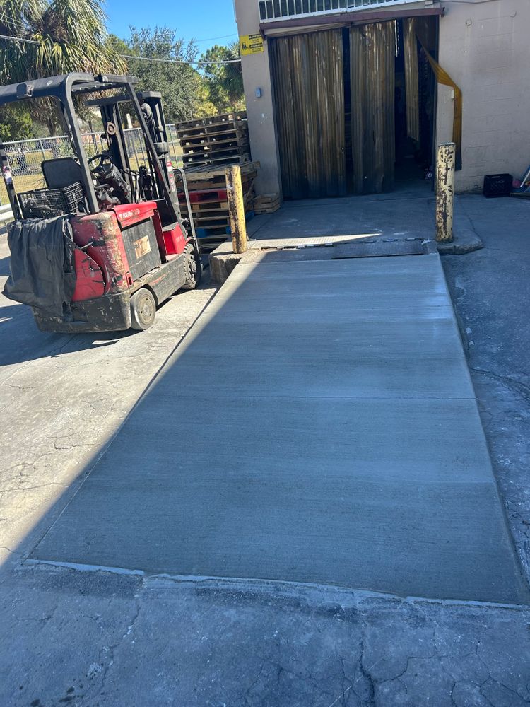 Concrete Slab Construction for JSM Construction in Tampa, FL
