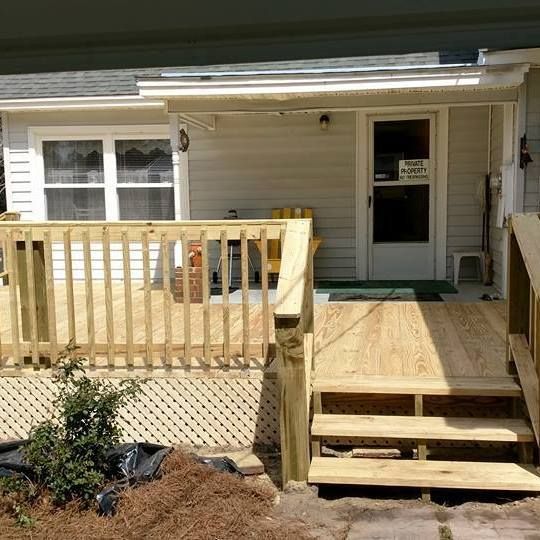 We provide professional deck installation services for homeowners who want to add an outdoor living space. We guarantee quality workmanship, materials and customer satisfaction. for D.H. Fencing & Decks in Fayetteville, North Carolina