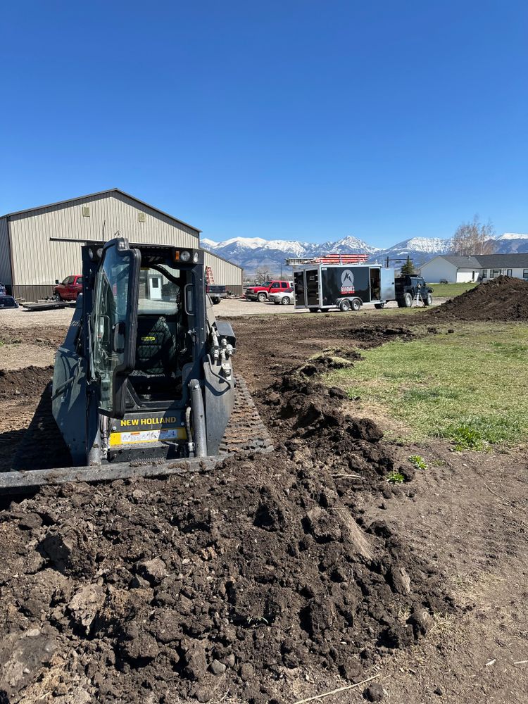 Dirt Work for R&H Homes in Bozeman, MT