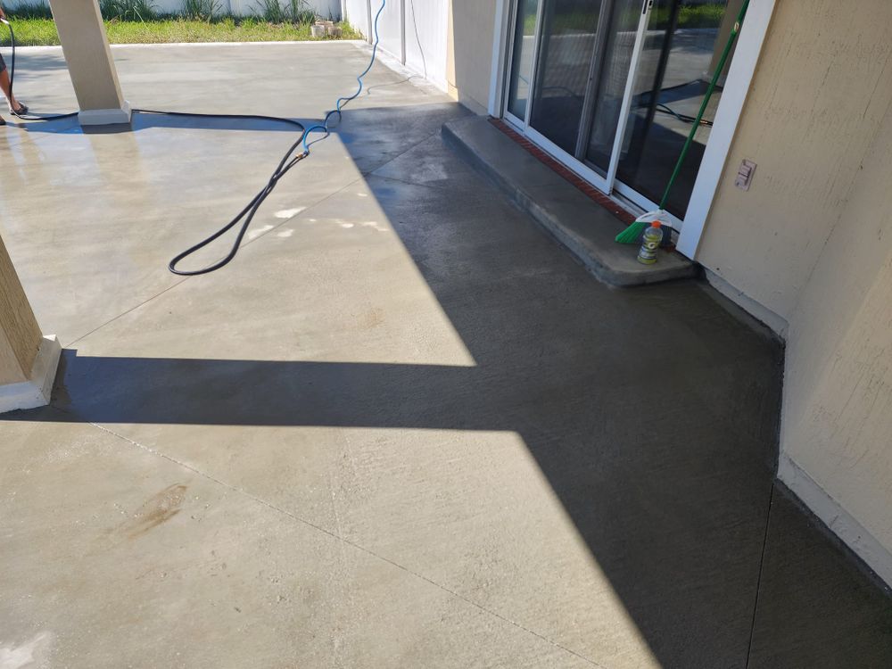 Enhance your home's curb appeal with our expert stamped concrete installation. Our team ensures durable and aesthetically pleasing driveways designed to match any style while providing long-lasting value and performance. for Solid Foundation Contractors in Jacksonville, FL
