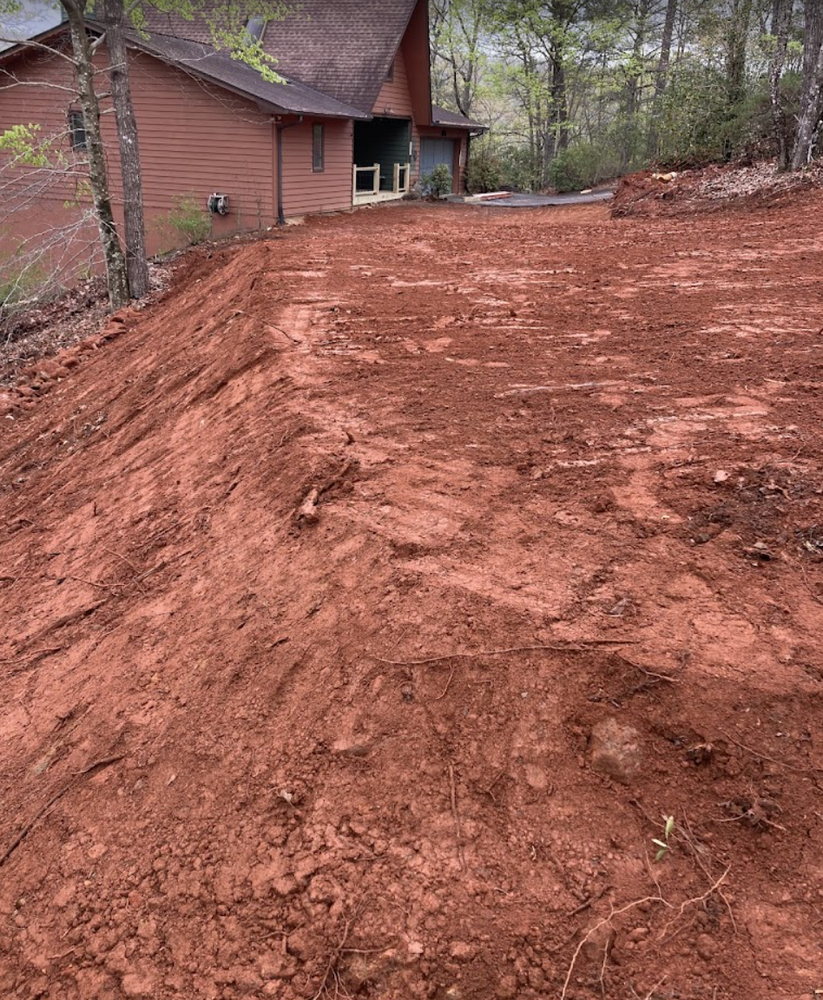 Grading for Gibson Grade Works in Towns County, GA